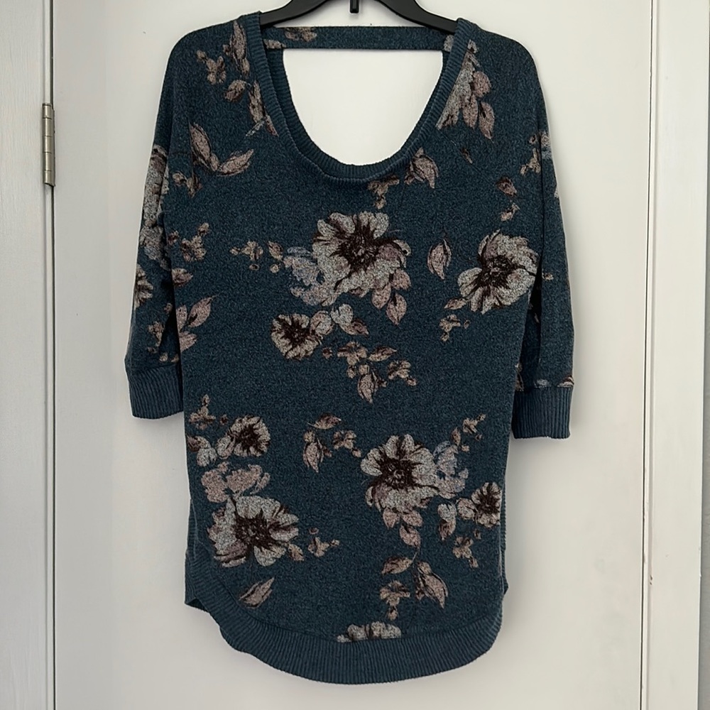 Floral sweater